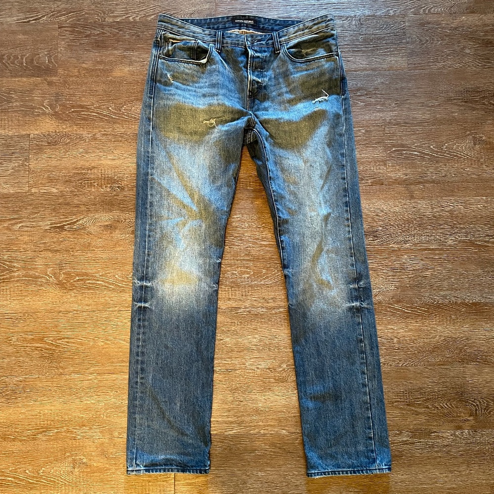Banana Republic 34 x 34 Slim Organic Cotton Jean